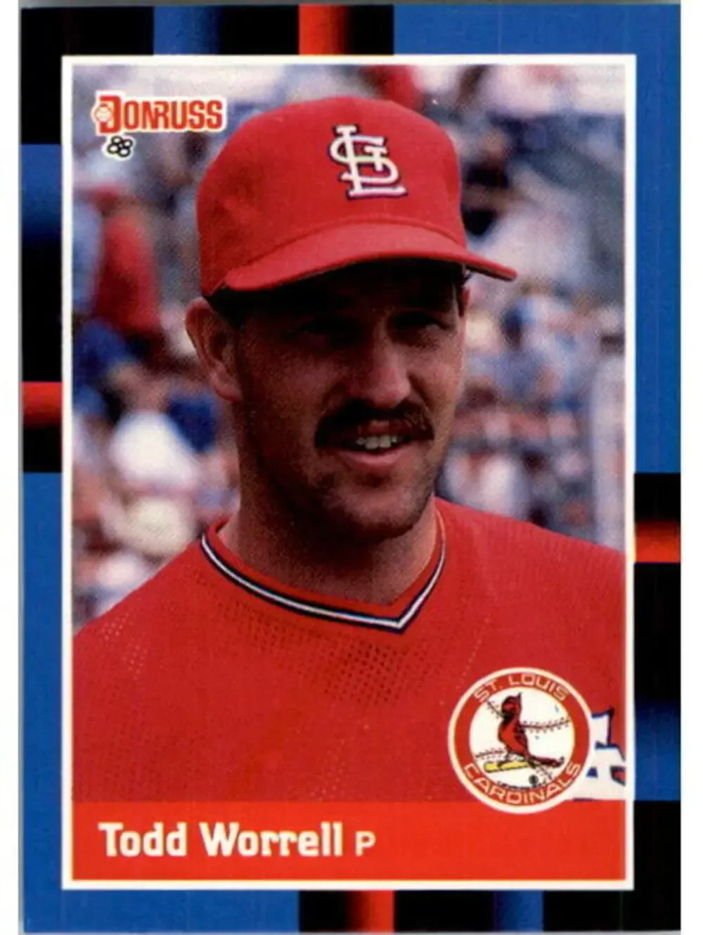 1988 Todd Worrell Donruss Baseball Card #386